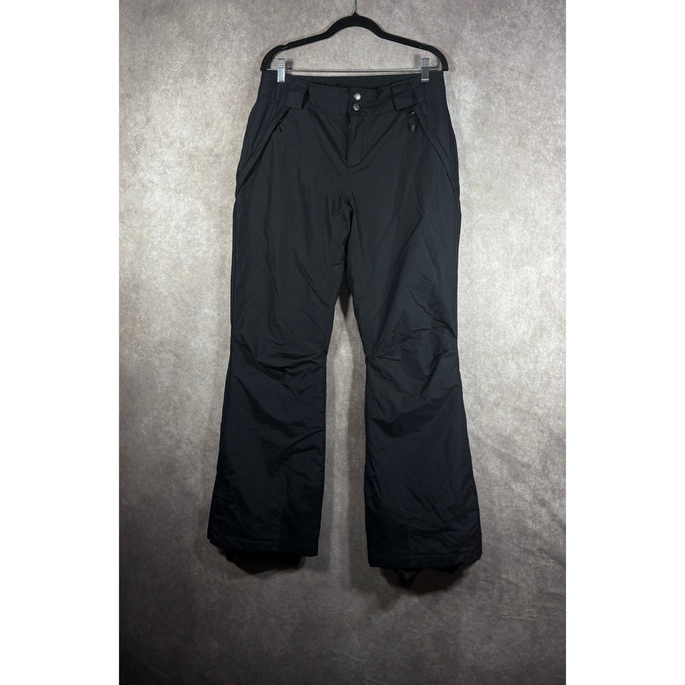 Columbia Snow Pants Womens Medium Black Omni-Tech Waterproof Insulated Ski